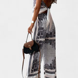 Compleu Leonie Paisley cu bretele