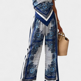 Compleu Leonie Paisley cu bretele