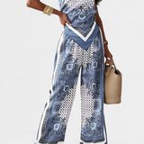Compleu Leonie Paisley cu bretele