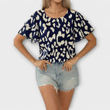 Izabela - Casual bluzica s okruglim izrezom
