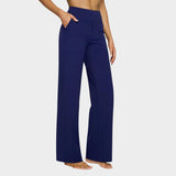 Calista™ | Pantaloni largi pentru femei, culoare maro