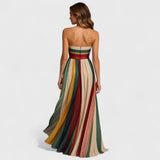 Renata - Rochie colorată fără mâneci