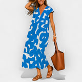 Rochie cu Decolteu în Formă de V și Design Modern