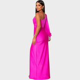 Rasa™ – Rochie elegantă lungă cu un umăr