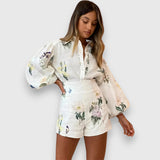 Dina™ - Set din două piese cu un model floral vibrant