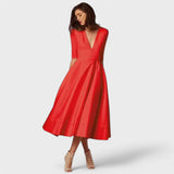 Helena - Rochie elegantă cu decolteu în V