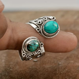 Vintage Boho Mozaik Prsten