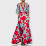Isabela - Rochie elegantă cu motive florale