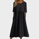 Catarina - Rochie din bumbac moale