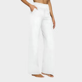 Calista™ | Pantaloni largi pentru femei, culoare maro