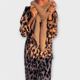 Emília - Rochie zilnică cu model de leopard