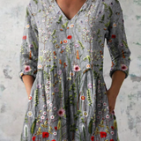 Amelie | Duga Bluza s V-Izrezom