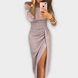 Lena - Rochie elegantă fără umeri