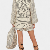 Cămașă Amalia Stil Boho cu Șorturi Elastice