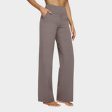 Calista™ | Pantaloni largi pentru femei, culoare maro