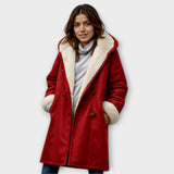 Antonia - Palton Patogus cu Fleece Căptușit