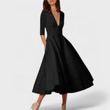 Helena - Rochie elegantă cu decolteu în V