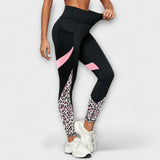 Carmo™ - Legginguri cu talie înaltă și imprimeu leopard