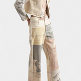 Pantaloni Paula Platformă sau Pantaloni Largi