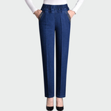Rūta™ - Blugi eleganți pentru femei cu buzunare laterale și talie elastică