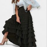 Vesta™ - Fustă Elegantă cu Detaliu Decorativ din Tulle