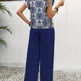 Amelia | Elegantni Paisley Dvodelni Set