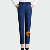 Rūta™ - Blugi eleganți pentru femei cu buzunare laterale și talie elastică