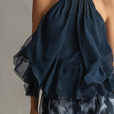 Élise | Set elegant și ușor cu top fluid și pantaloni largi