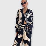 Raminta™ - Set dublu cu design geometric elegant