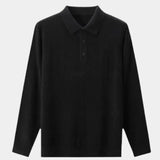 Adrian™ | Polo din lână cu nasturi