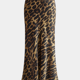 Falda Maxi Slim Elena cu Model Leopardo