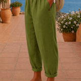 Andreea | Pantaloni din in lejeri