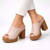 Lana – Kožne Sandale na Punu Petu