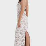 Diana™ - Rochie Maxi Cu Dantelă