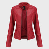 Skaistė™ – Jachetă elegantă din piele