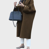 Lukrecija | Palton lung elegant din lână