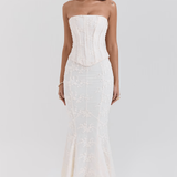 Ebi™ - Rochie cu Corset Brodat