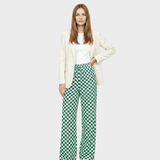 Pantaloni Hilaria Platas cu Patru Linii
