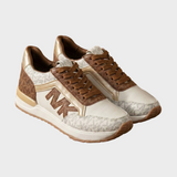 Monica® | Pantofi sport cu șireturi și vârf rotund în contrast