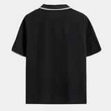 Jesper™ | Noir V-gât Polo