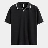 Jesper™ | Noir V-gât Polo