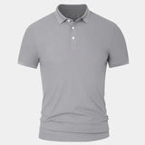 Klaus™ | Polo din Oțel Gri