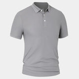 Klaus™ | Polo din Oțel Gri