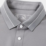 Klaus™ | Polo din Oțel Gri