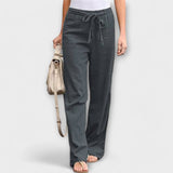 Célia™ - Pantaloni din in
