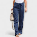 Célia™ - Pantaloni din in