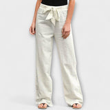 Célia™ - Pantaloni din in