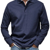 MOHR® | Polo elegant cu mâneci lungi