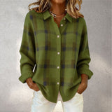 Anna™ – Cardigan Cu Model Caro, Stil Retro