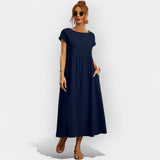 Rochie din Bumbac cu Buzunare